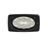 6'' 40W Agricultural Flush Mounting LED Work Light EMC CISPR 25 CLASS 4