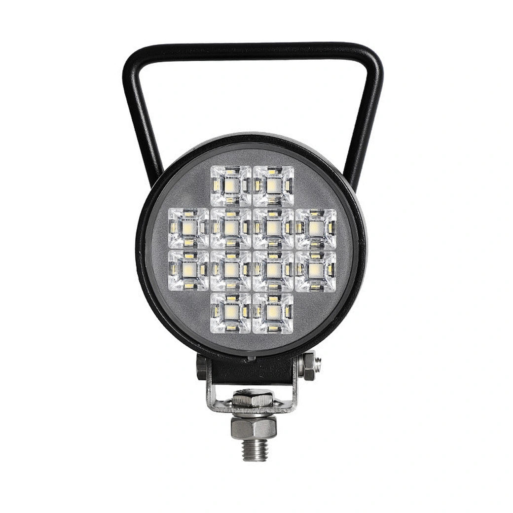 Portable LED Work Light|3'' 12W|PC Lens|Wide Flood|12V 24V DC
