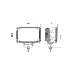 4x6 45W Truck High Low Beam LED Headlight