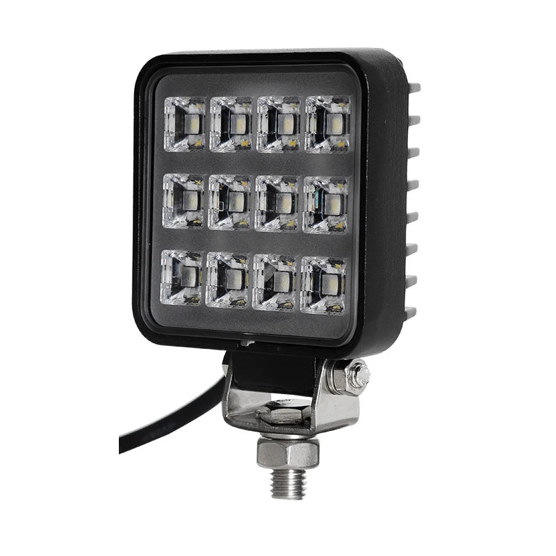 Handle Work Light with Switch Hot Selling 3 Inch 12W square Led Light for Truck Trailer with E-mark ECE R10 Certificate