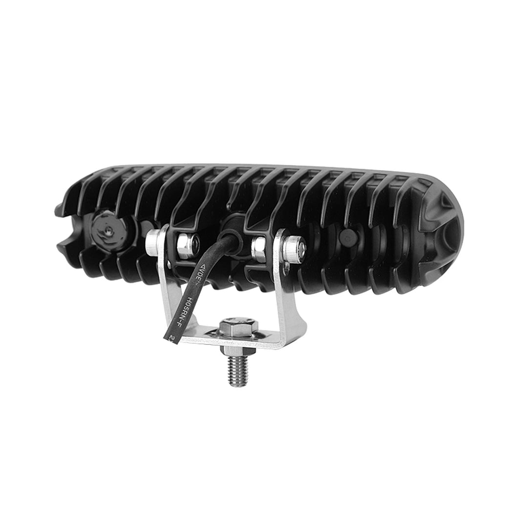 LED Machine Work Light|6''16W|PC Lens|Wide Flood|12V 24V DC