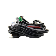 LED Light Wiring Harness Wire Cable Relay 3 Meter - one light