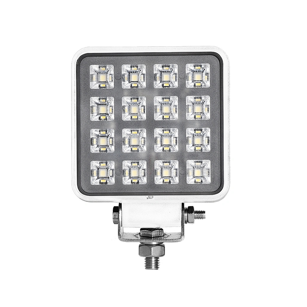 Brightest LED Work Light|3.5''16W 1280 LM|Wide Flood|12V 24V DC